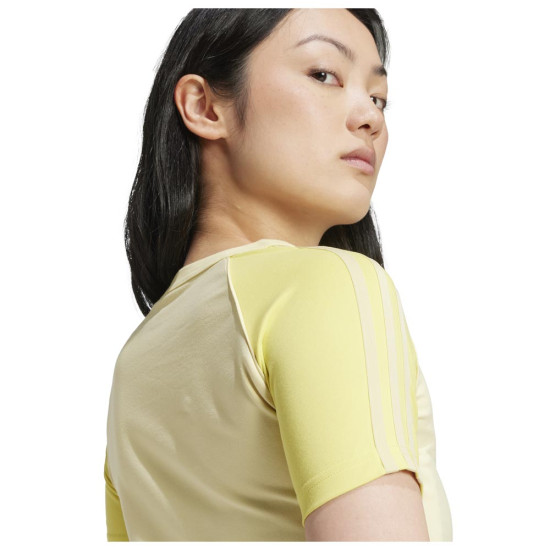 Adidas Γυναικεία κοντομάνικη μπλούζα 3-S Slim Tee
